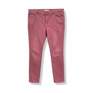 Women’s Skinny Ankle Pants – Rose Pink – Size 31W x 29L